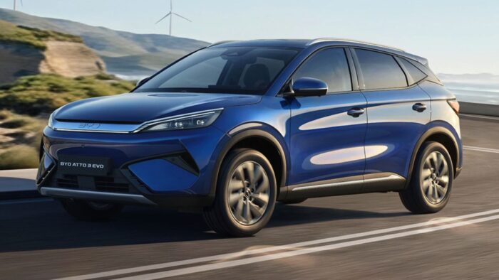BYD. Dynamický záber SUV Atto 3 Evo